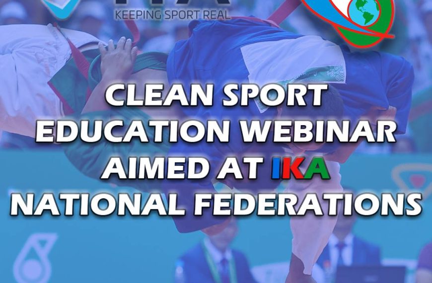 ITA organizing an online webinar on clean sports education aimed at IKA national Federations